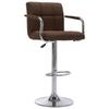 Day and Night - Day and Night Brown Fabric Kitchen Bar Stool