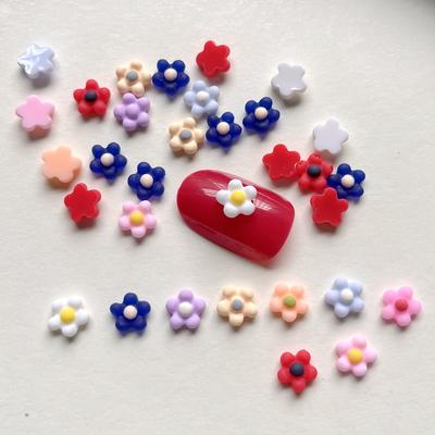 100 kusů míchaných mini vajíček Flower Resin Trim Flat back Scrapbook diy šperky Nail Art Deco Floret