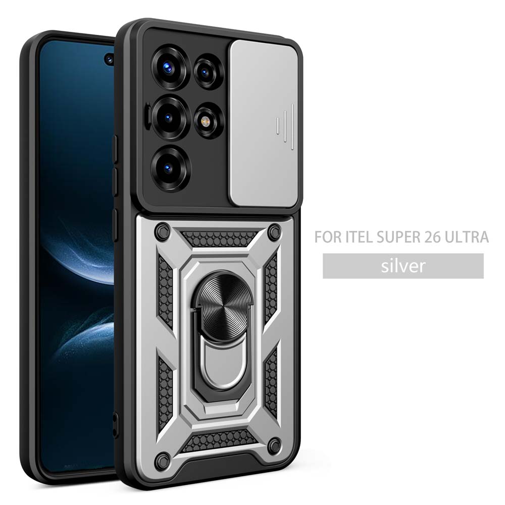 

Ударостійкий броньований чохол для Samsung Galaxy S26 S25 S24 S23 Ultra S25 S24 Plus S25Edge S24FE S25FE Чохол для телефону Захисний Fundas Galaxy S25 Ultra срібний