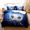 3D Printed Basketball Football Duvet Cover Set Soft Comfortable No Core Home Textile Decor for Boys Gift