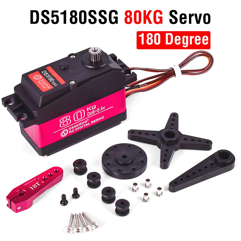 DS5160 Digital Steering Gear 60KG High Torque DS5180 Steering Gear Remote Control Car To Large PTZ Mechanical Arm