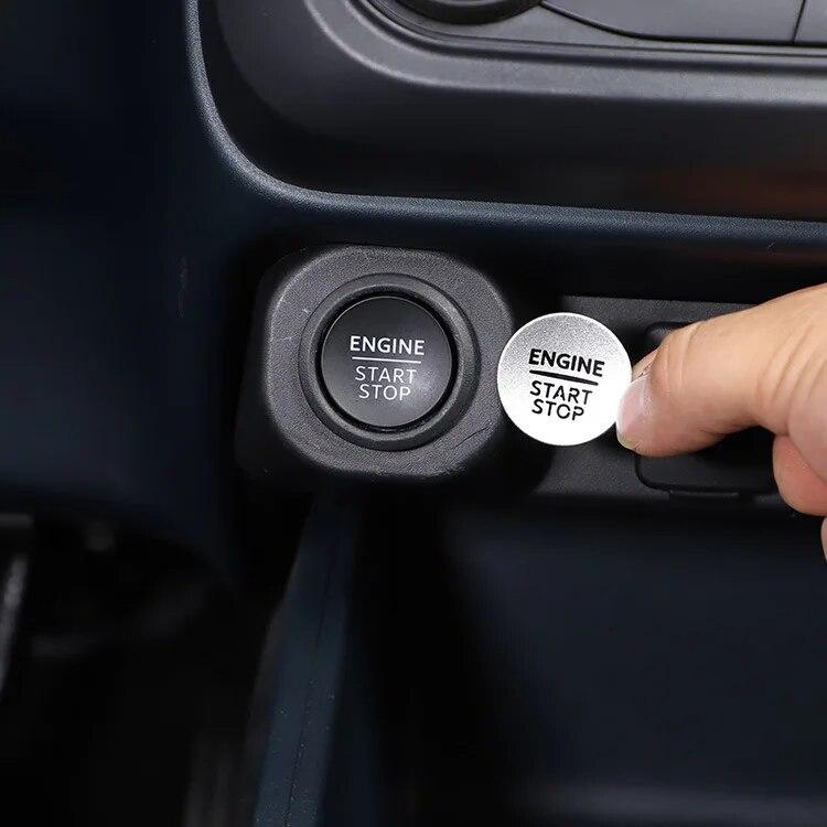 Stainless Steel Car Start Stop Engine Switch Cover Trim Sticker Fit For Ford Maverick 2022 Auto Interior Accessories