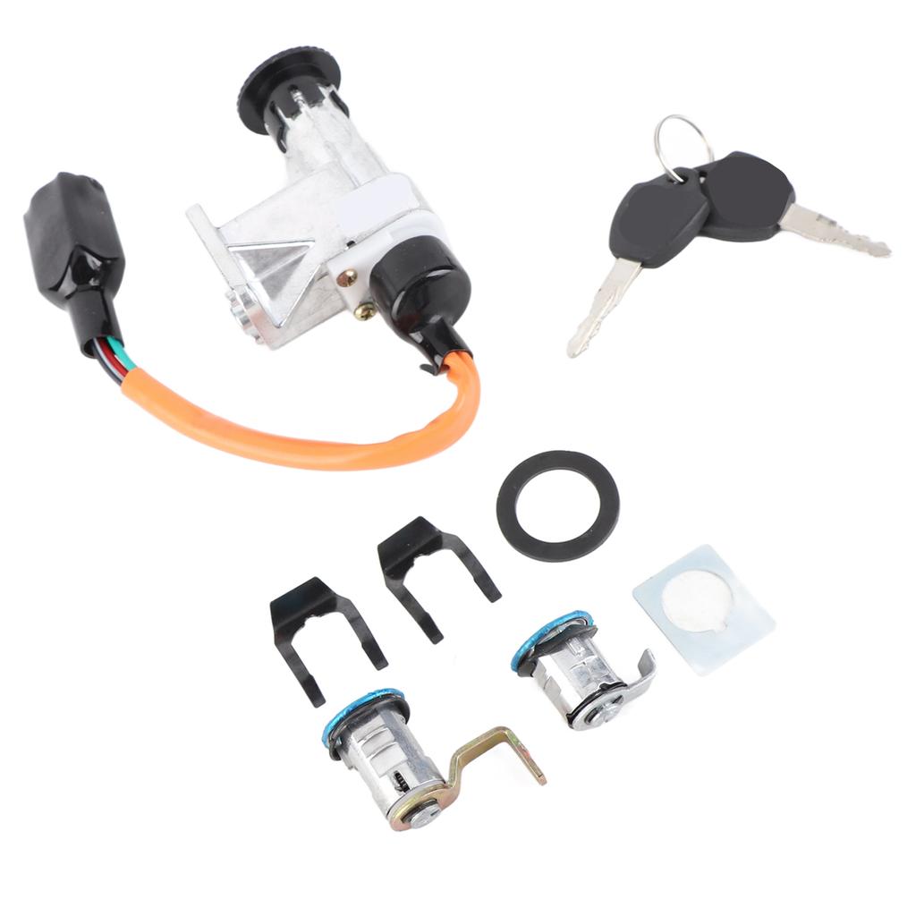 Ignition Switch Assembly Stainless Steel for Chinese GY6 Electric Scooter 50?150cc 4 Stroke