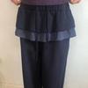 Y2k Harajuku Streetwear High Waist Wide Leg Pants Korean Style Vintage Kawaii Sweet Solid Fake Two-piece Trousers