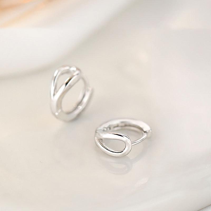 Circle Ear Buckles Simple Women's Small Earrings New Year Trendy Earrings Summer Temperament