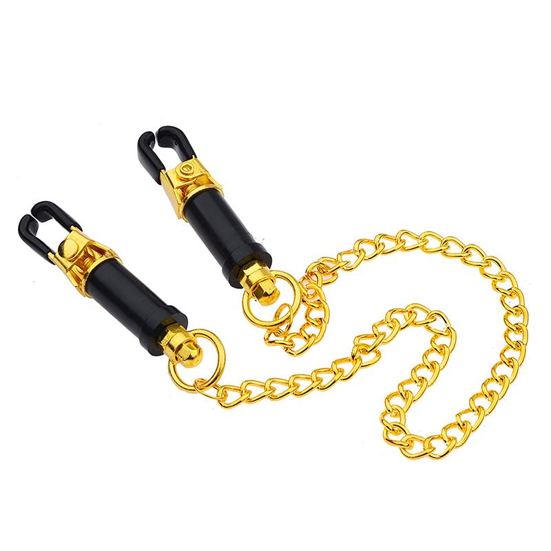 Adults Sex Toys Of Non-piercing Breast Clip Nipple Clamp With Thick Chain For Women Couples BDSN Pleasure Erotic Products
