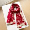 Scarf women's new winter tassel shawl butterfly versatile cashmere thickened warm and cold-proof scarf dual-purpose