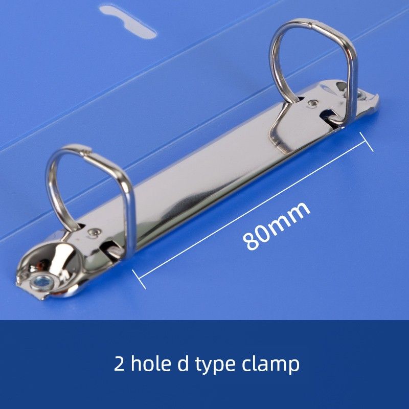Deli 5383 Folder File Binder Folder D-Type Two-Hole Folder A4 Loose-Leaf Binder 2-Hole Binding Punch Folder