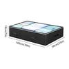 Non-woven Underbed Quilt Storage Bag Organizer Wardrobe Clothes Dust Moisture-proof Finishing Bag Foldable Storage Box 100x50x18