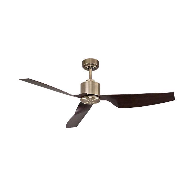 52" Retro Industrial Ceiling Fan for Living Room, Dining Room, or Office - No Light