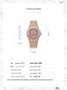Luxury Unisex Full Diamond Steel Band Quartz Wristwatch with Calendar