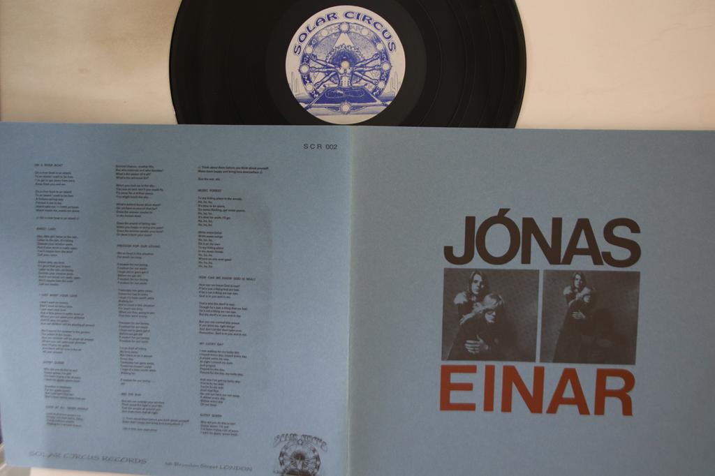 LP Record JONAS OG EINAR - Gypsy Queen SCR002 SOLAR CIRCUS 1995 UK Rock Used