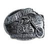 Engraved Skull Pattern Belt Buckle Motorcycle Theme Metal Buckle Belt Accessory For Casual Outfit And Riding Adventure