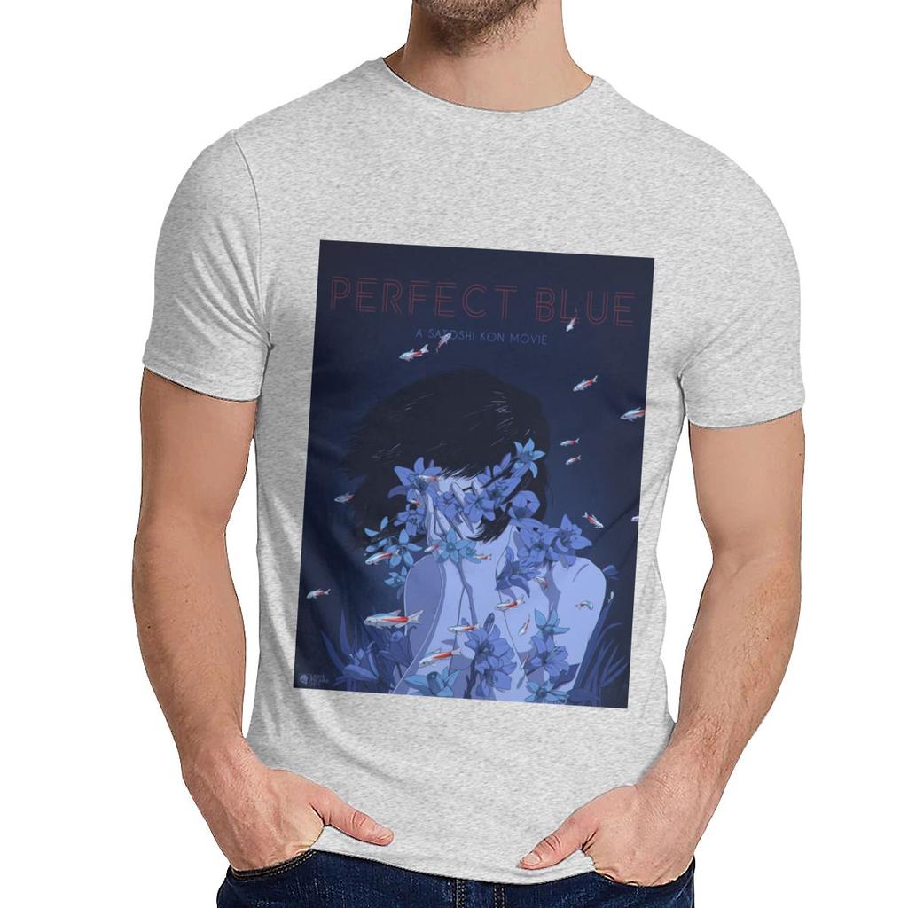 Round Collar Amazing Perfect Blue Satoshi Kon Anime 1997 T Shirt Hip Hop Unisex Soft Slim