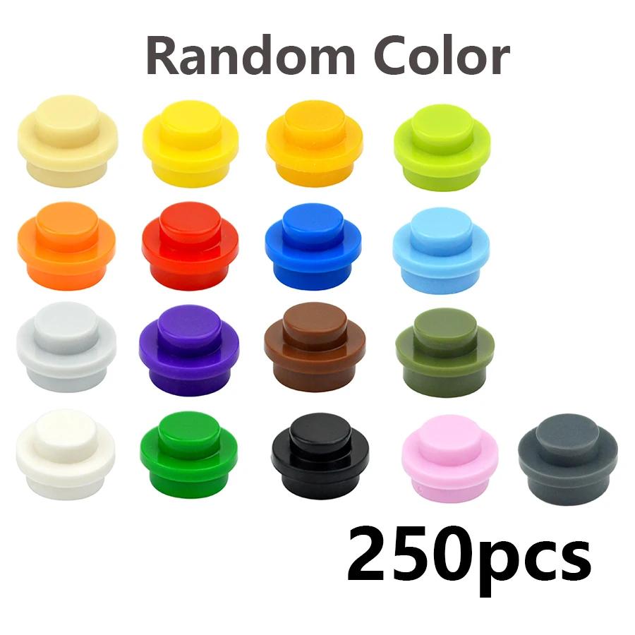 250 ks MOC Skládací dílky 4073 6141 15570 Deska Kulatá 1x1 Bod DIY Stavebnice 1*1 Figurky Lampy Cihličky Hračka pro děti