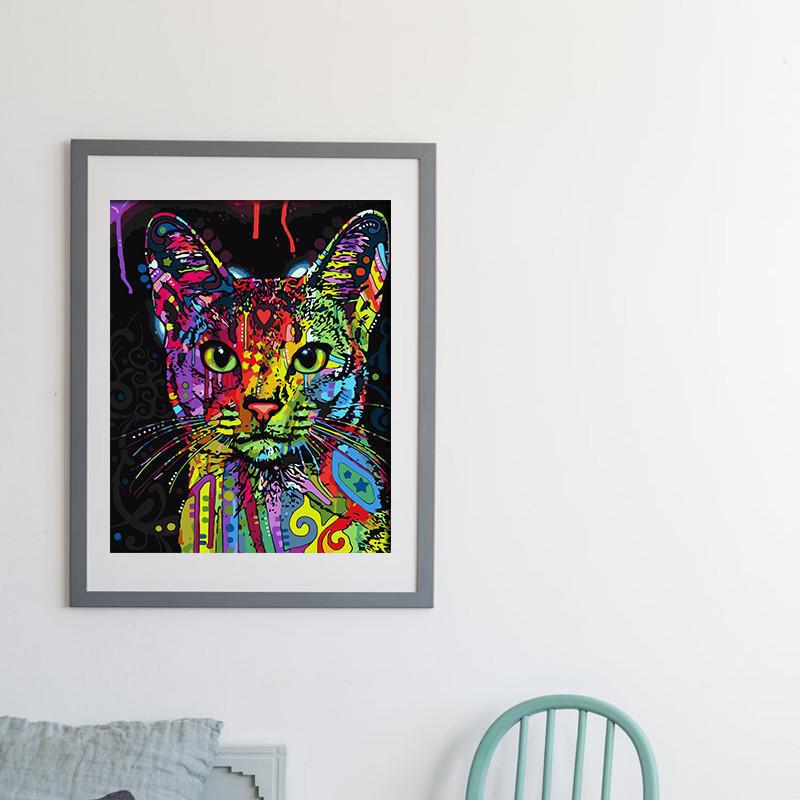 Animal Painting Canvas Wall Art With Handdrawn Design For Living Room Decor