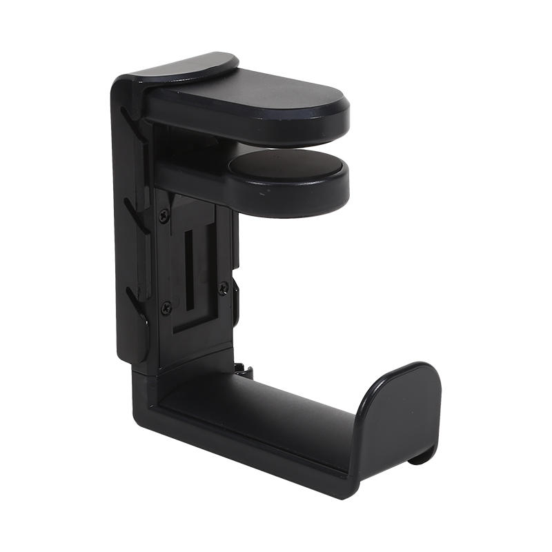 

HOT SALE New 2In1 Gaming Headphone Stand Adjustable Desk Edge Hook Gamepad Headset Hanger Rotation Support Earphone Holder чёрный