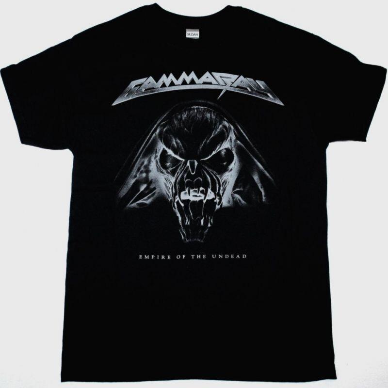 Vtg GAMMA RAY EMPIRE OF THE UNDEAD Cotton Black Shirt All Size For Men TU212 M