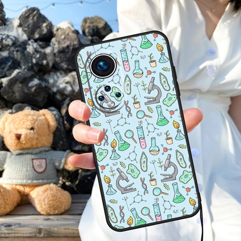 Biology and Chemistry Case For Honor X9b X8b X8 X9 X6a X7a X8a X9a Honor Magic 6 5 Pro 50 70 90 Lite Back Cover