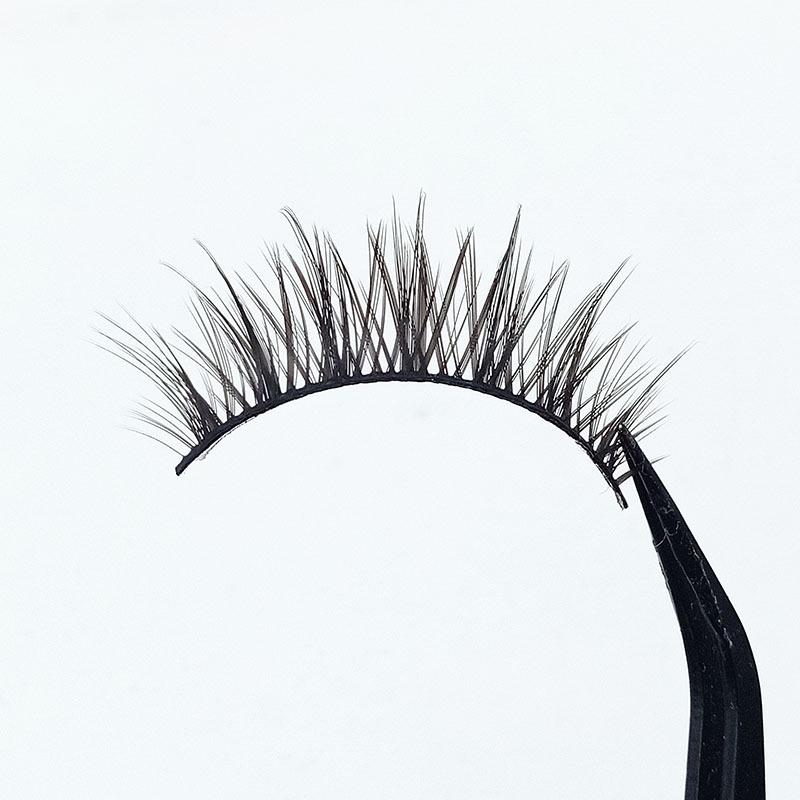 Cartoon Barbie Beginner False Eyelashes - Natural Thick 5 Pairs