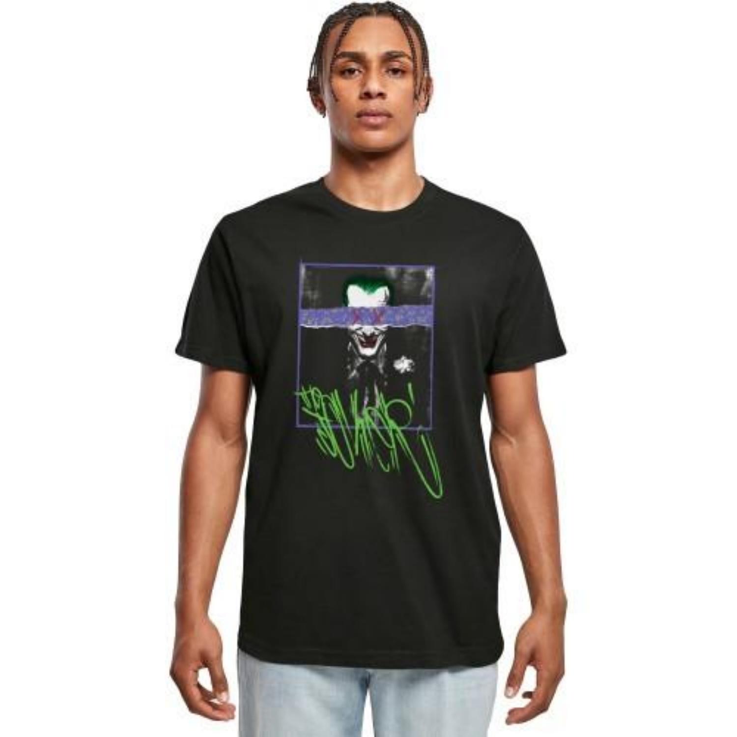 Batman Unisex Adult The Joker Poster Cotton T-Shirt S