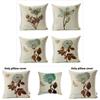 Floral Butterfly Pillowcase For Living Room Decor With Polyester Material For Home Use