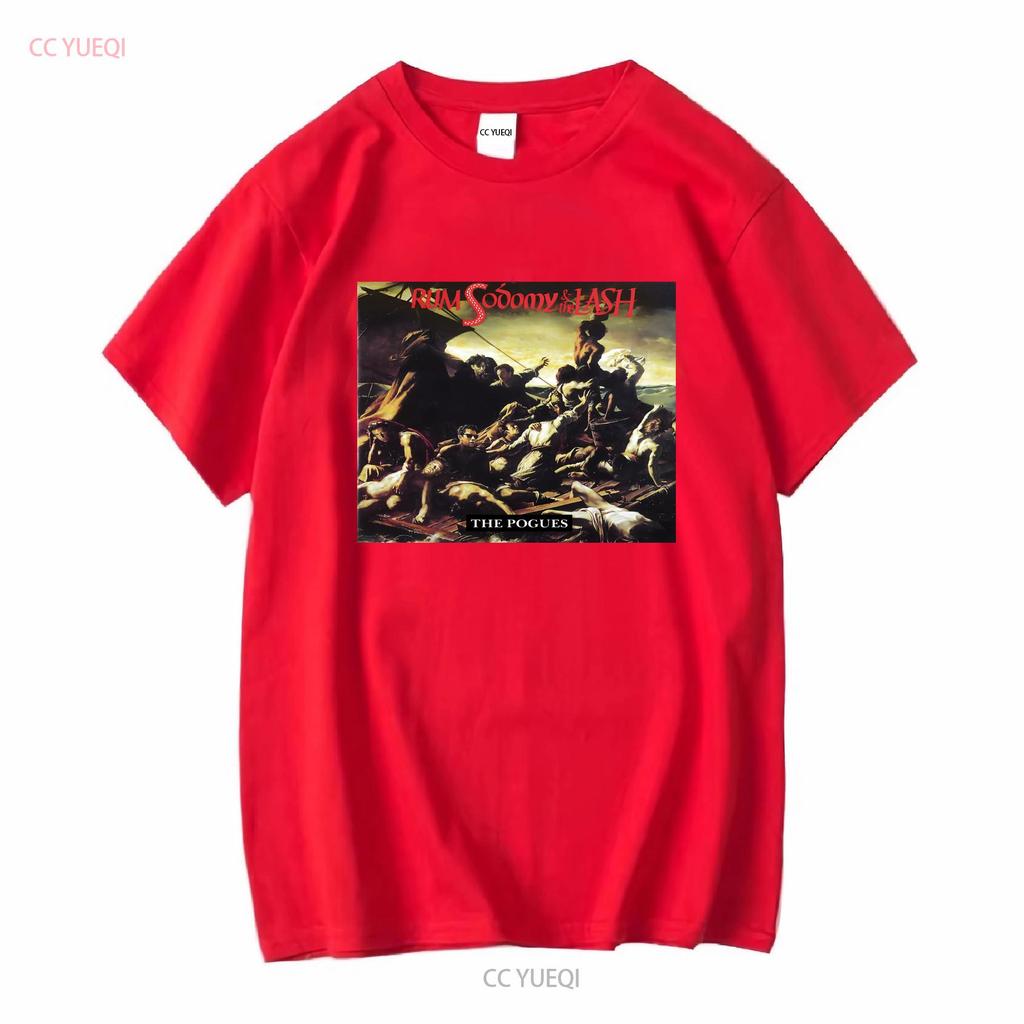 NEW THE POGUES T SHIRT Rum Sodomy and Lash S 5XL Long or Short Sleeves Vintage Washed Soft Breathable Fashion Streetwear Homme