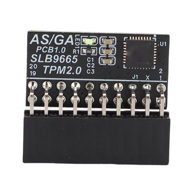 TPM 2.0 Module 20 PIN 2x10P LPC Interface TPM 2.0 Encryption Security Module for Win11 2.0 Motherboard