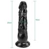 Realistic Soft Dildo Fake Penis Black Adult Sex Toys