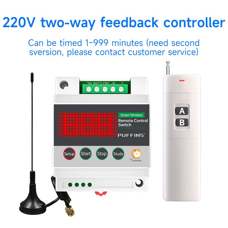 Remote Switch Control 220V 4KW LORA Remote Wireless Remote Control Popular Maximum 10A Remote Relay Control чёрный