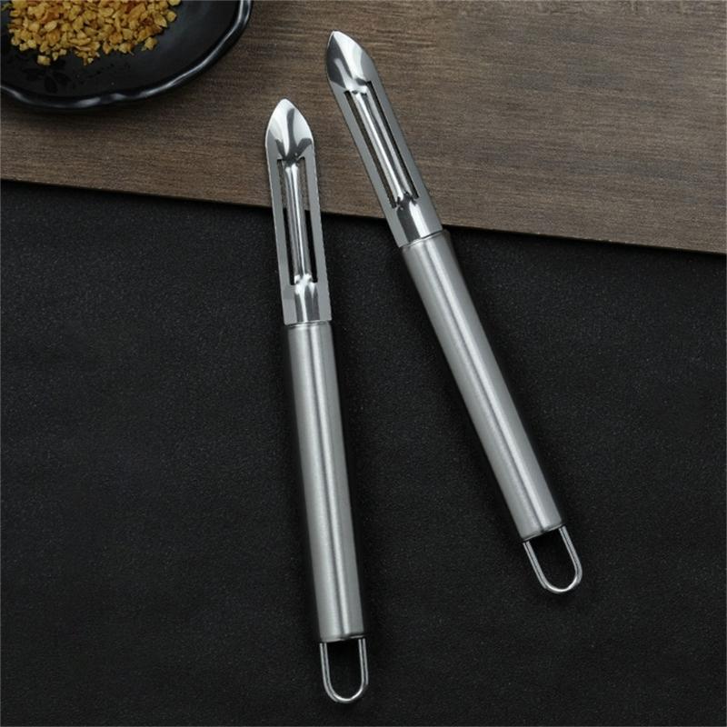 Stainless Steel Kitchen Peeler For Potatoes Vegetables Efficient Ergonomic Grip Peeling Device Kitchen Utensil