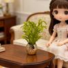 Mini Green Plant Dollhouse Scene Ornament - Courtyard & Garden Decoration