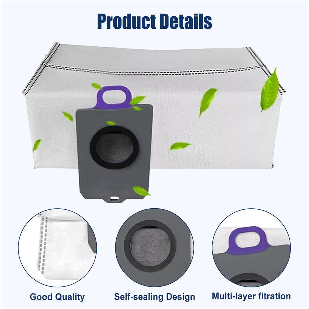 

For Narwal Freo Z Ultra Robot Vacuum Cleaner Dust Bag Replacement Filter Disposable Collection Type A