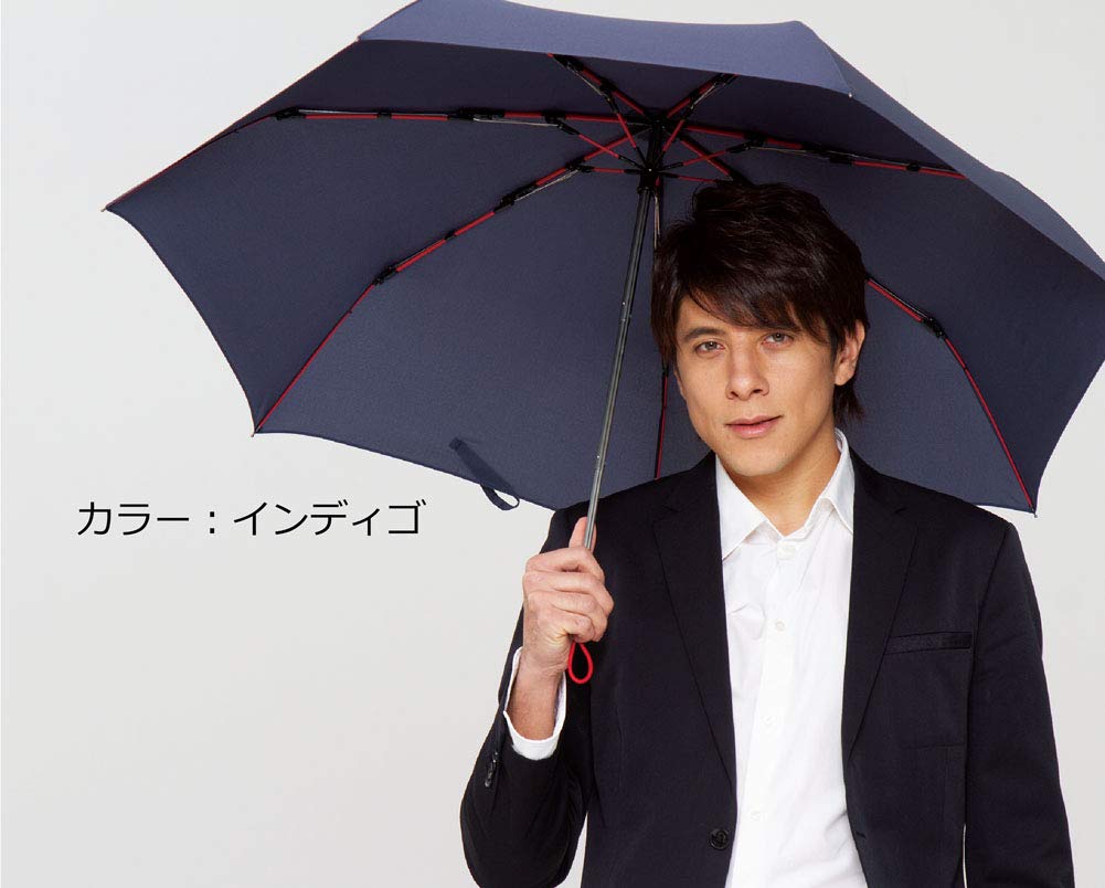 Mabu Folding 7 58cm 98cm Gray Stylish and Sun Umbrella for Men and Rain Light UV Folding Umbrella for Men and Women Umbrella, Windproof/Durable, Ribs,