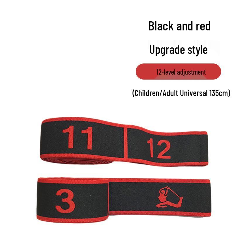 Kids' 8-Grid Stretch Band: Dance & Yoga Elastic Resistance Band