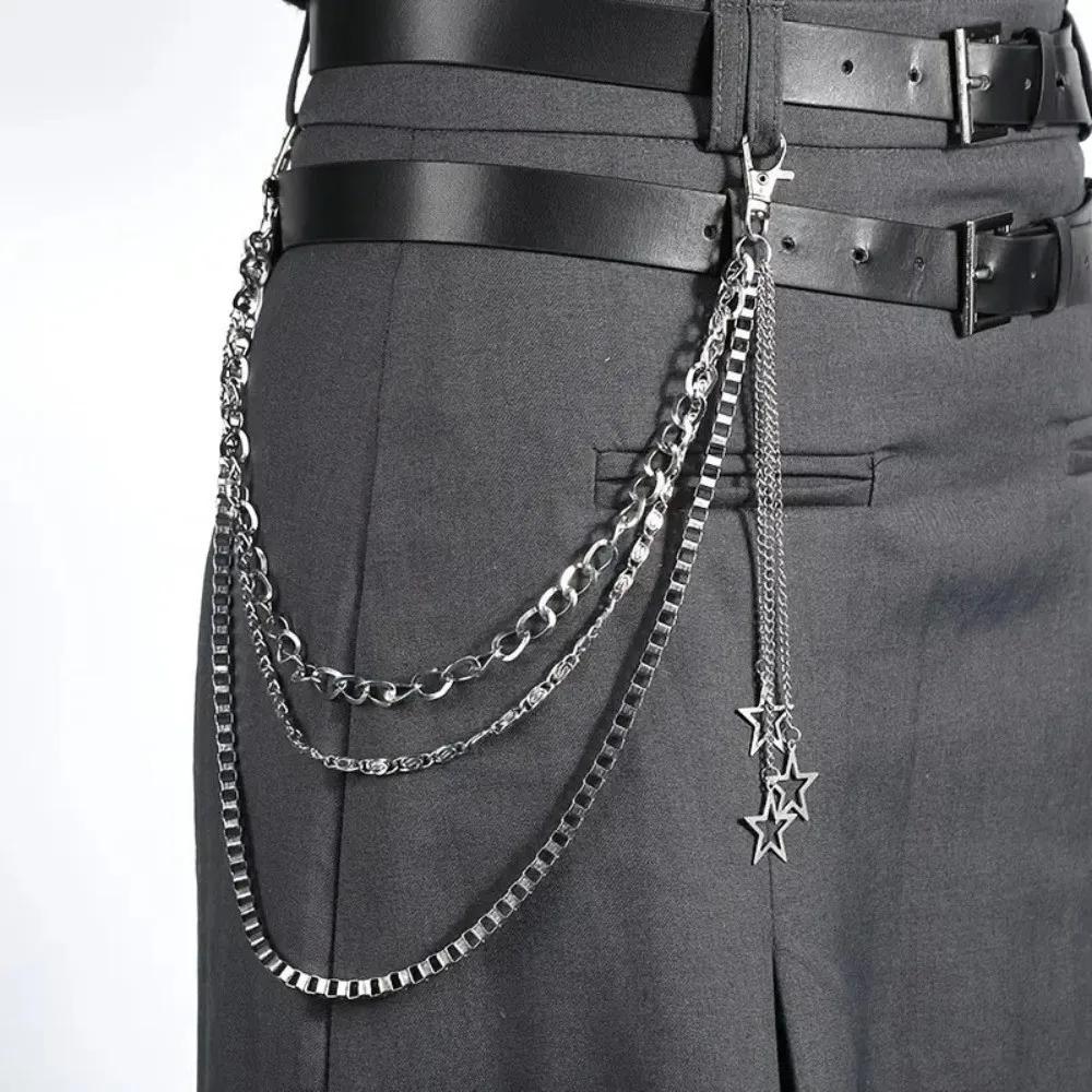 

Fashion Zinc Alloy Belt Chain Tassel Punk HipHop Pants Chain Senior Tassel Jeans Chain Jewelry зірка
