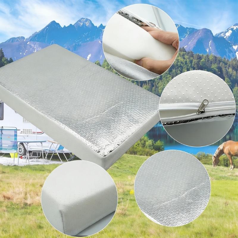 Copertura Ventola Tettoia Camper Robusta Copertura in Foglio di Alluminio Isolamento Termico Per Efficace Protezione Solare e Ventilazione
