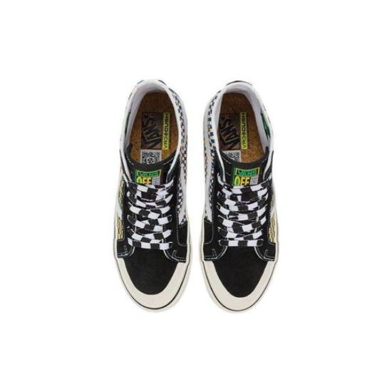 VANS Sk8-Hi 138 Decon VR3 Surf High Black Yellow Green - VN0A4BX7CRM