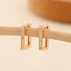 Gold Multi-Style Zircon Hoop Earrings for Women