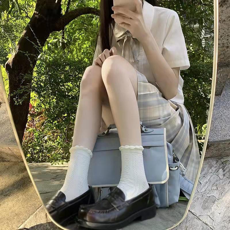 

Туфли Мэри японские маленькие кожаные туфли женские весенне-летние на платформе маффин нишевые милые крутые британские Джейн с туфлями-юбкой 39 белый