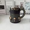 Ozzy Osbourne Gedenk-Edelstahlbecher mit 3D-Totenkopf-Design