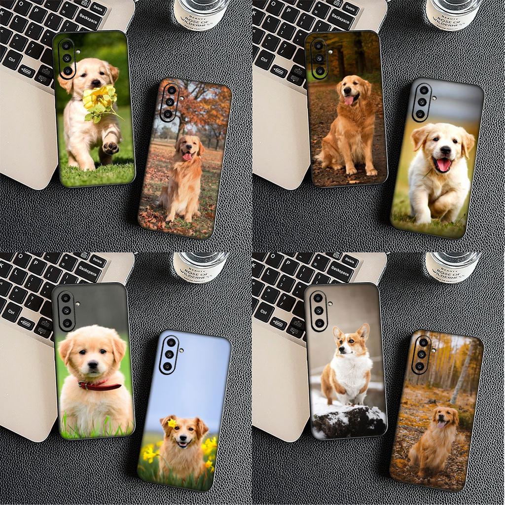 for Motorola Moto G82 G20 G22 G23 G32 G8 G7 G9 Power Plus G41 G30 G71 E22 E13 E20 E32 Phone Case Golden Retriever Dog Corgi