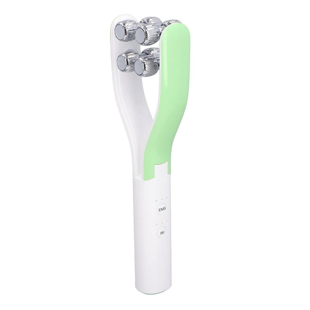 RF Facial Massage Roller 3 Levels Microcurrent Tightening Lifting Y Shaped 3D Face Massage Tool Ligh