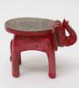 Handmade Wooden Elephant Stool: Miniature Indian Decor (8x8x11)