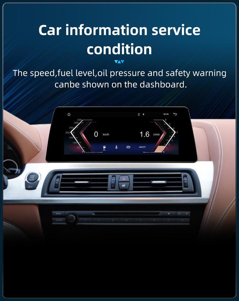 10.25" GPS Navigation for BMW 6 Series F06/F12/F13 Central Control Display