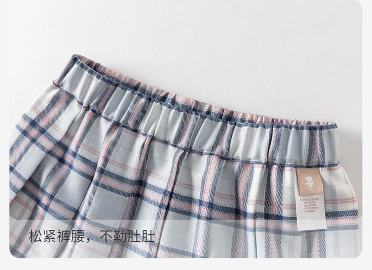 David Bella Girls JK Half Skirt Set Summer Dress New Children's Short Sleeve Pleated Skirt College Style Two Piece Set