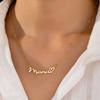 Mother's Day Mama Letter Pendant Necklace for Women Stainless Steel Jewelry Gift