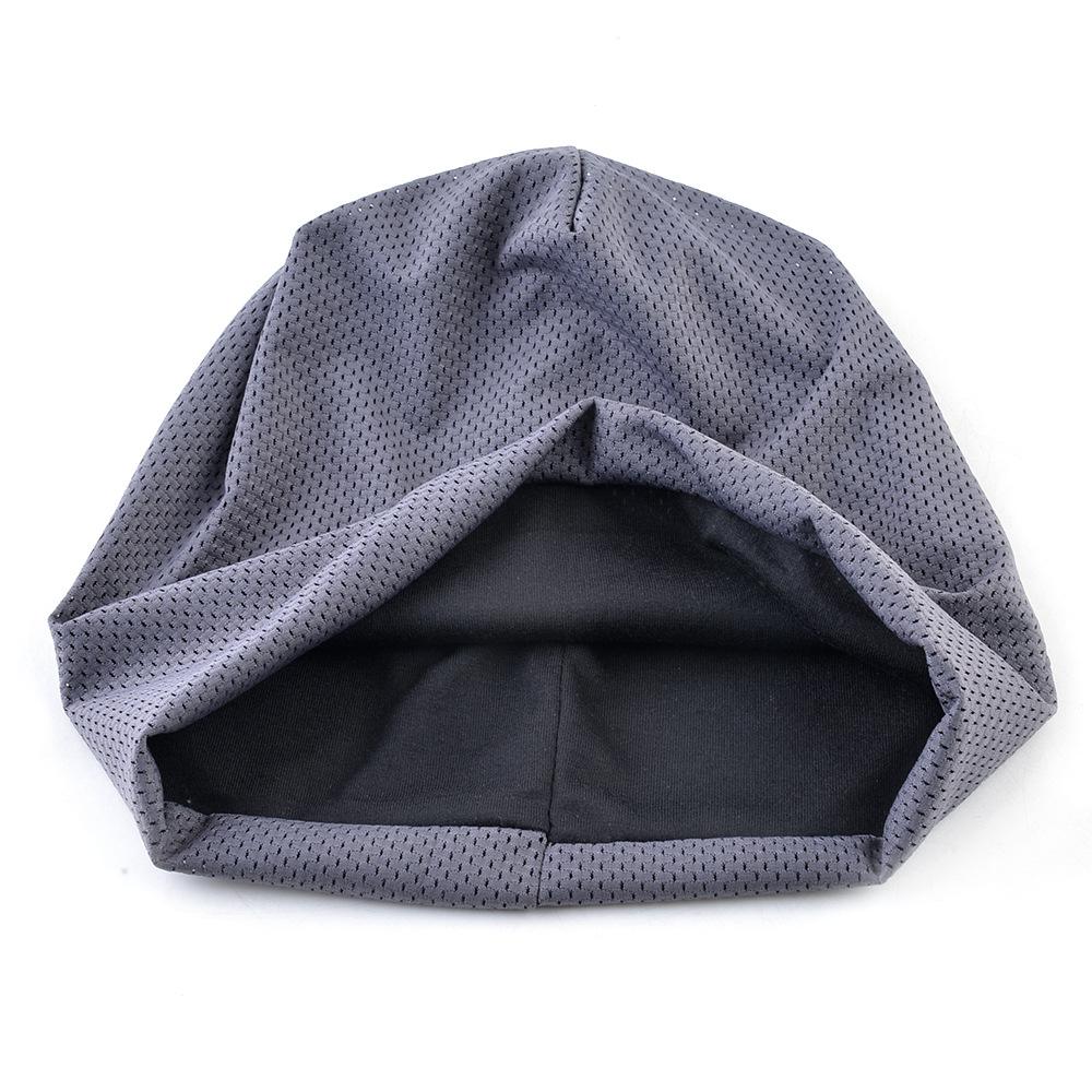 European and American Style Men and Women Spring Summer Solid Thin Fitness Sports Running Hat Pullover Bald Head Hat