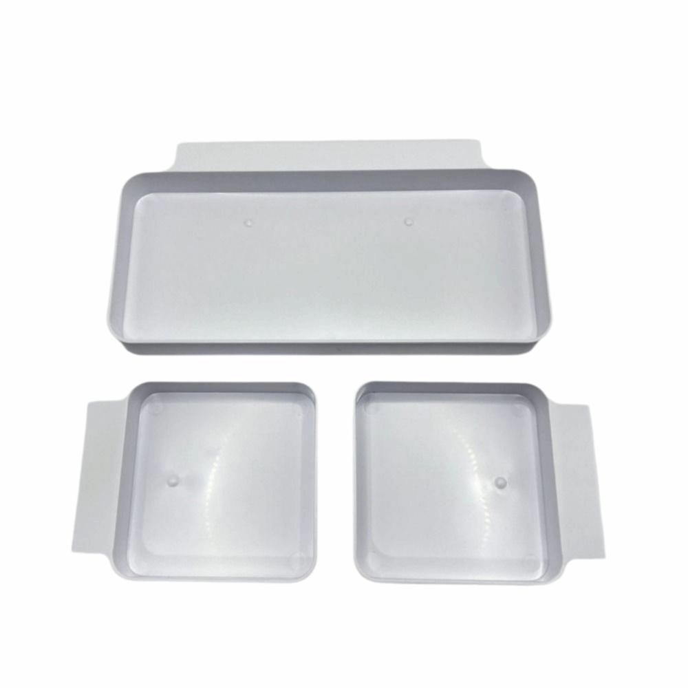 

3Pcs Partitioned Storage Drawer Storage Box Set Built-in Drawer Organizer Trays Cabinet белый