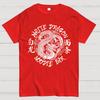White Dragon Noodle Bar Oversized Cotton Summer Casual Cool Loose T-Shirt
